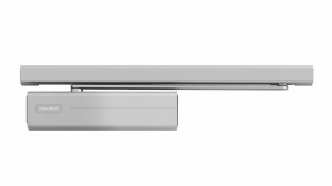 Samozamykacz ASSA ABLOY DC340 srebrny z szyną ślizgową EN 1–4