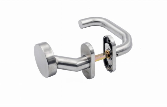 Klamko-gałka AHW600 stal nierdzewna, Assa Abloy, prawa