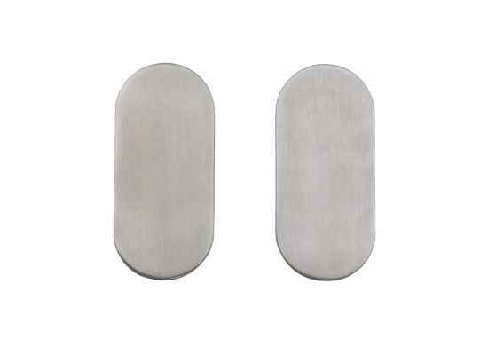 Rozety owalne ślepe, ASSA ABLOY AHW660BLN, komplet