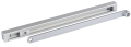 Szyna ślizgowa G-N standard do samozamykaczy dormakaba, kolor srebrny
