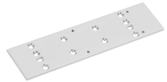 Płyta montażowa do samozamykacza dormakaba TS 83 EN 3-6, kolor srebrny