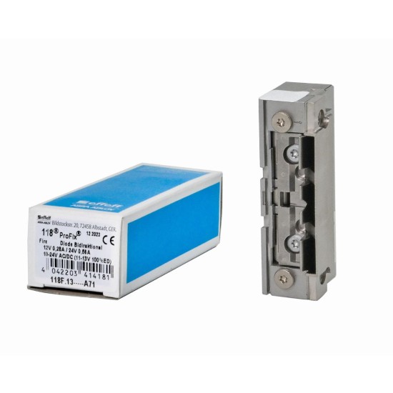 Elektrozaczep effeff 118F.13 Ppoż. z wyślizgiem ProFix2 10-24V ASSA ABLOY