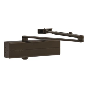 Samozamykacz ASSA ABLOY DC140 z ramieniem EN 2–5, brązowy