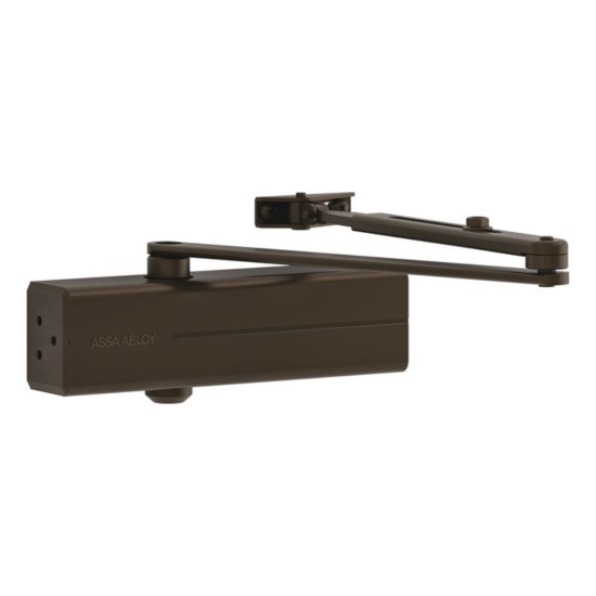 Samozamykacz DC140 z ramieniem, Assa Abloy, kolor brązowy