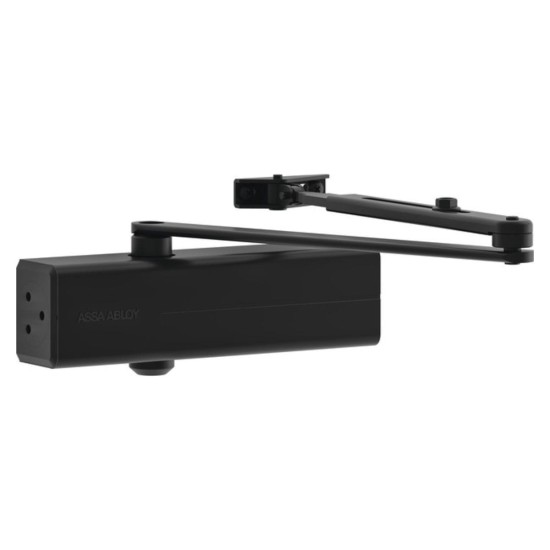 Samozamykacz Assa Abloy DC140 czarny EN2–5 z ramieniem
