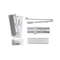 Zawartość opakowania samozamykacza ASSA ABLOY DC140 bez ramienia kolor srebrny