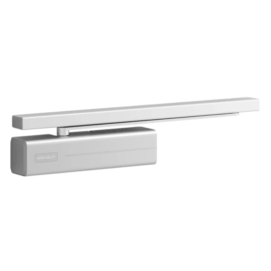 Samozamykacz DC340 z szyną ślizgową siła EN1-4 Assa Abloy kolor srebrny